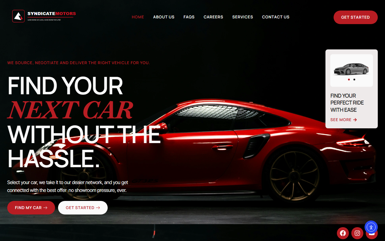 Syndicate Motors – Seamless Car Sourcing & Negotiation